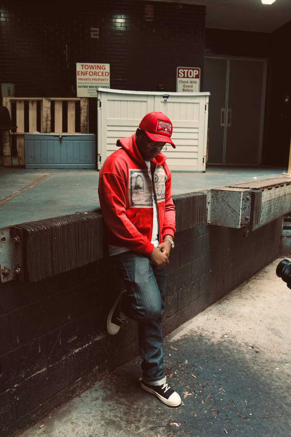 RED SMURK HOODIE
