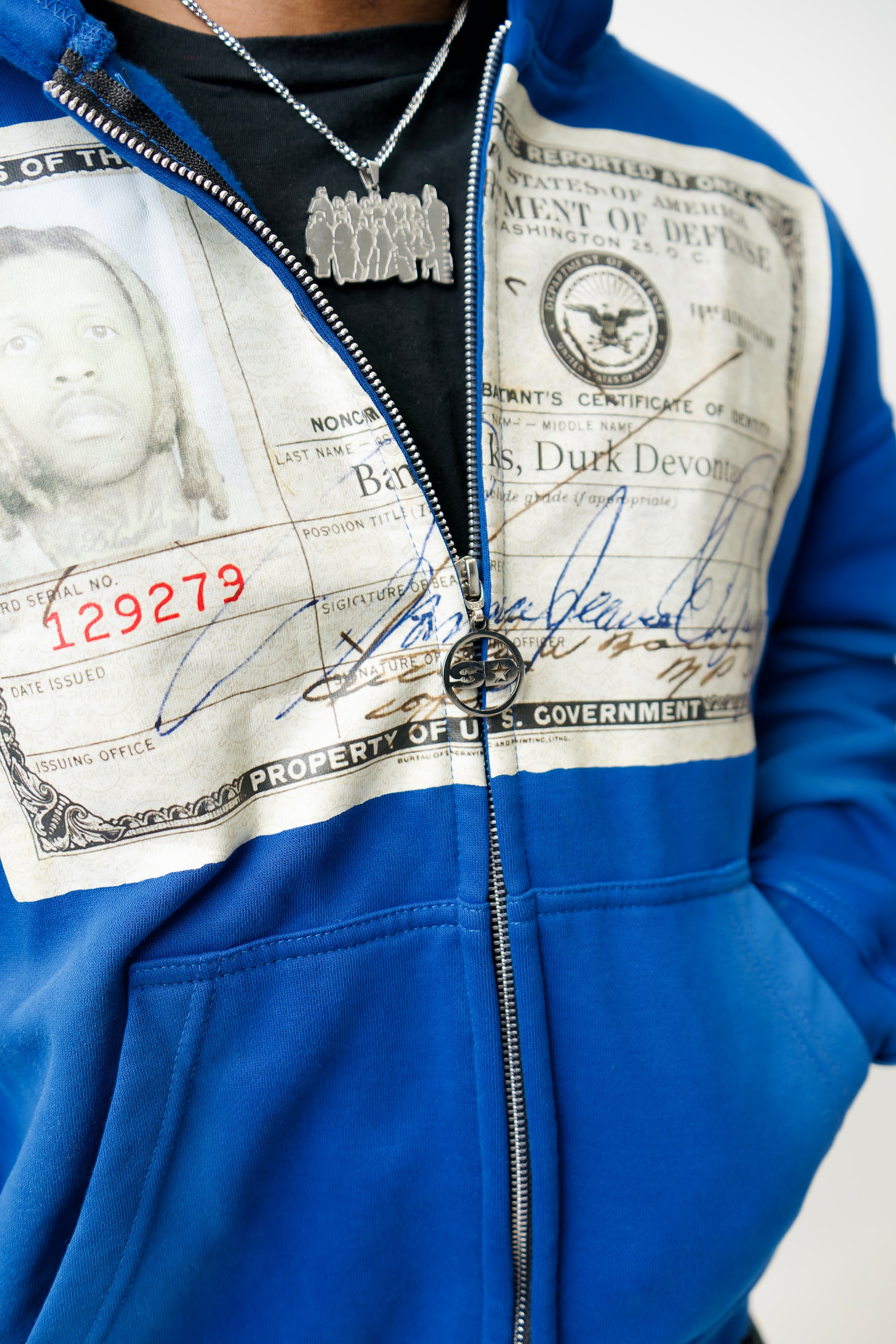 BLUE SMURK HOODIE