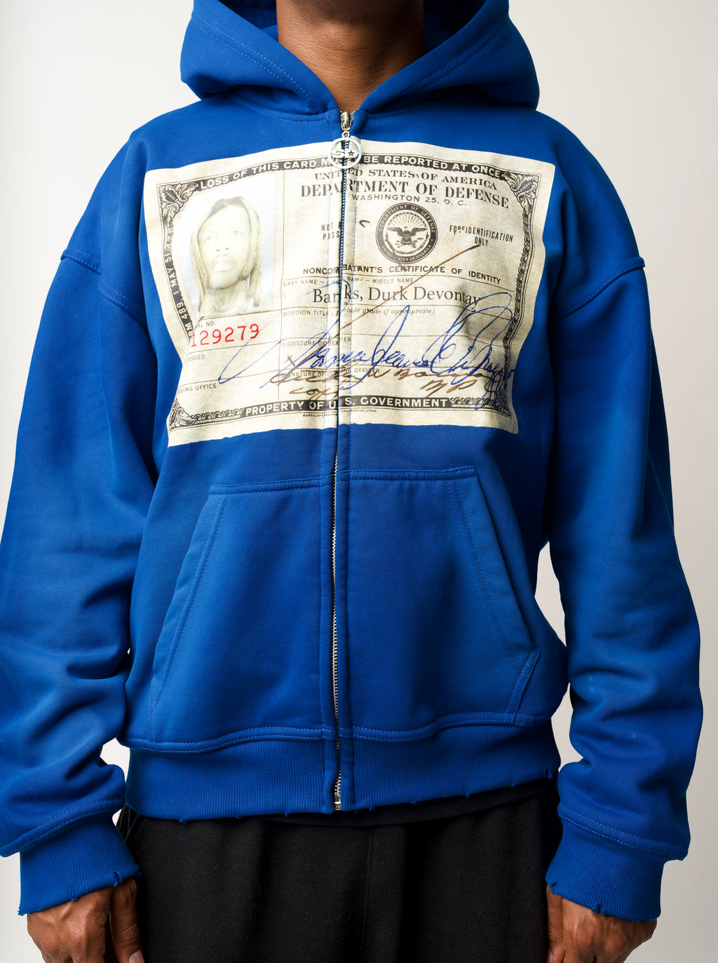 BLUE SMURK HOODIE