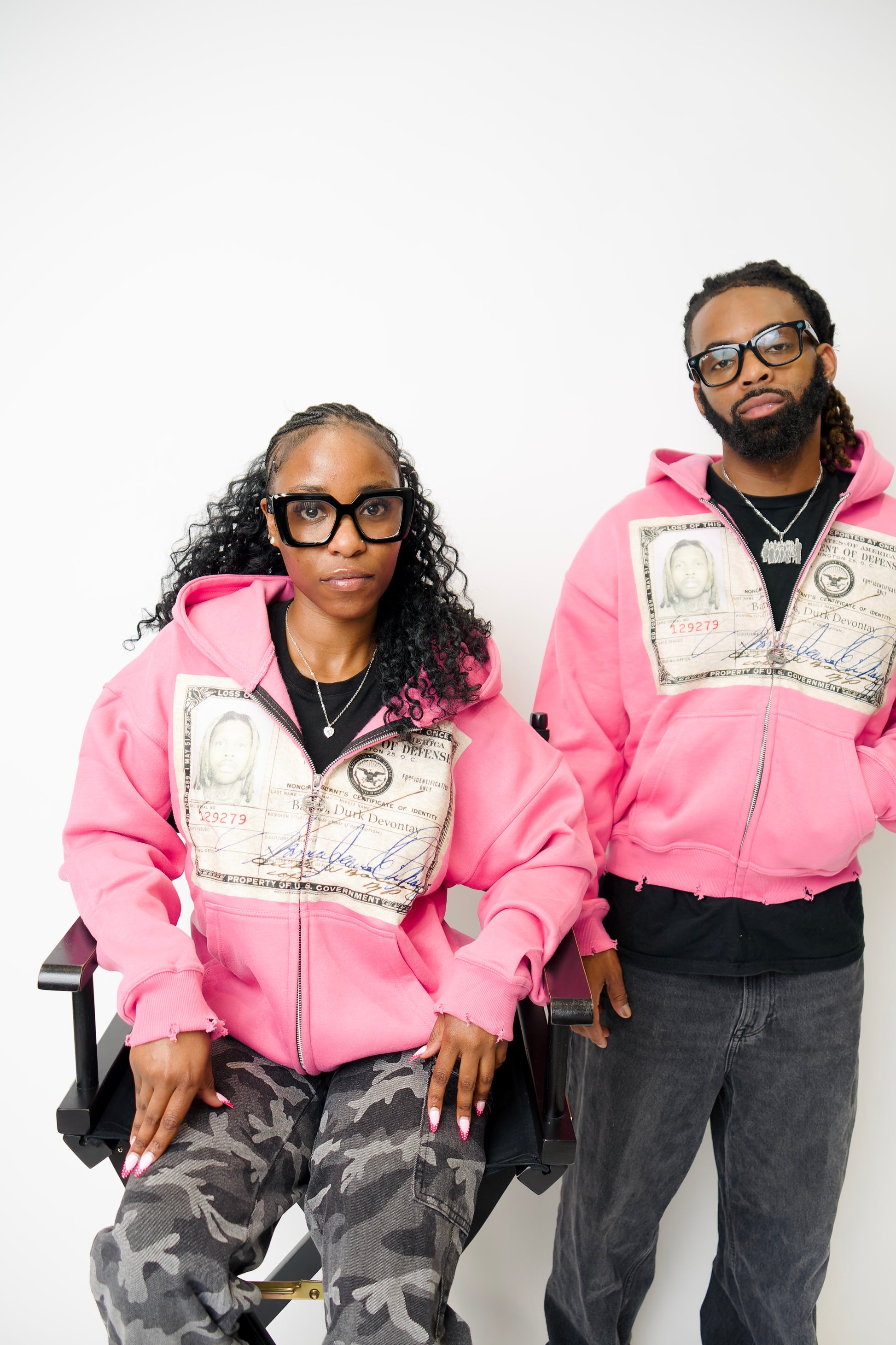 Pink SMURK HOODIE