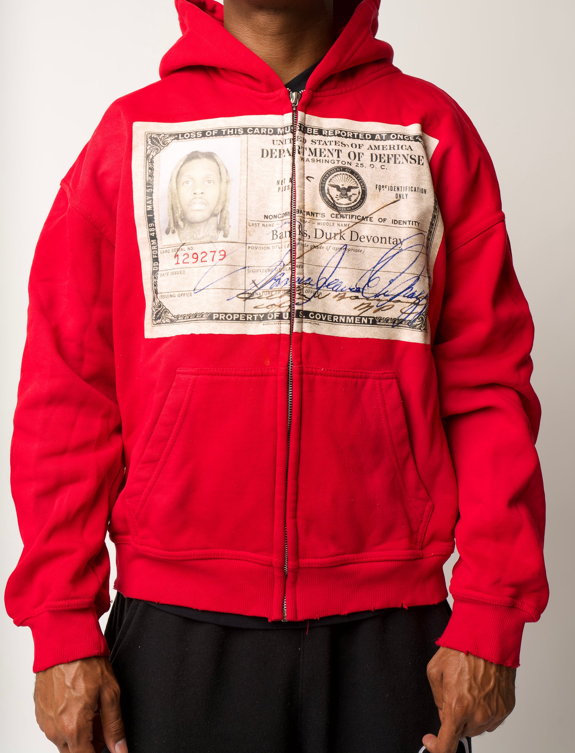 RED SMURK HOODIE