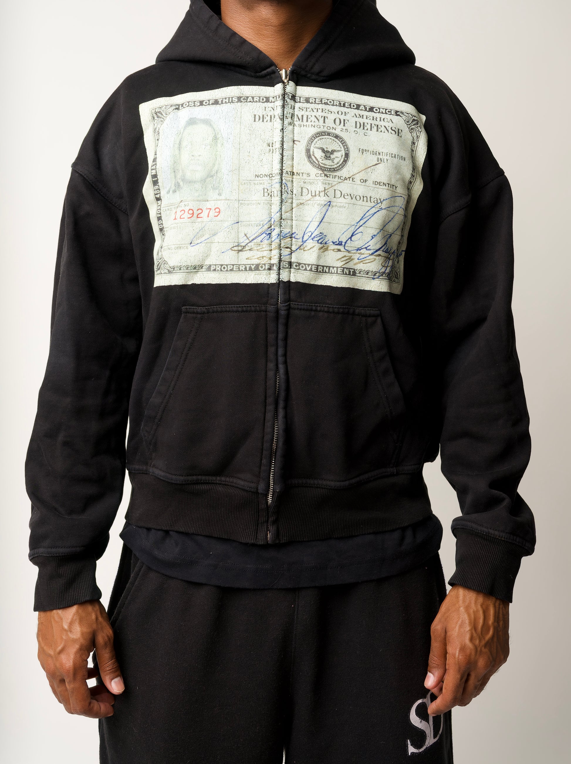 BLACK SMURK HOODIE