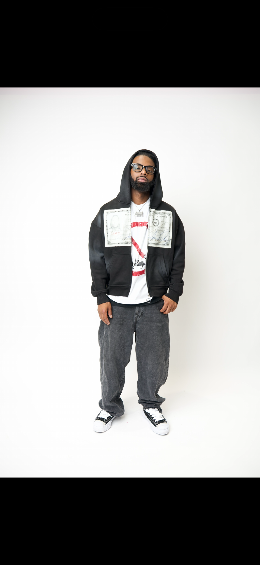 BLACK SMURK HOODIE