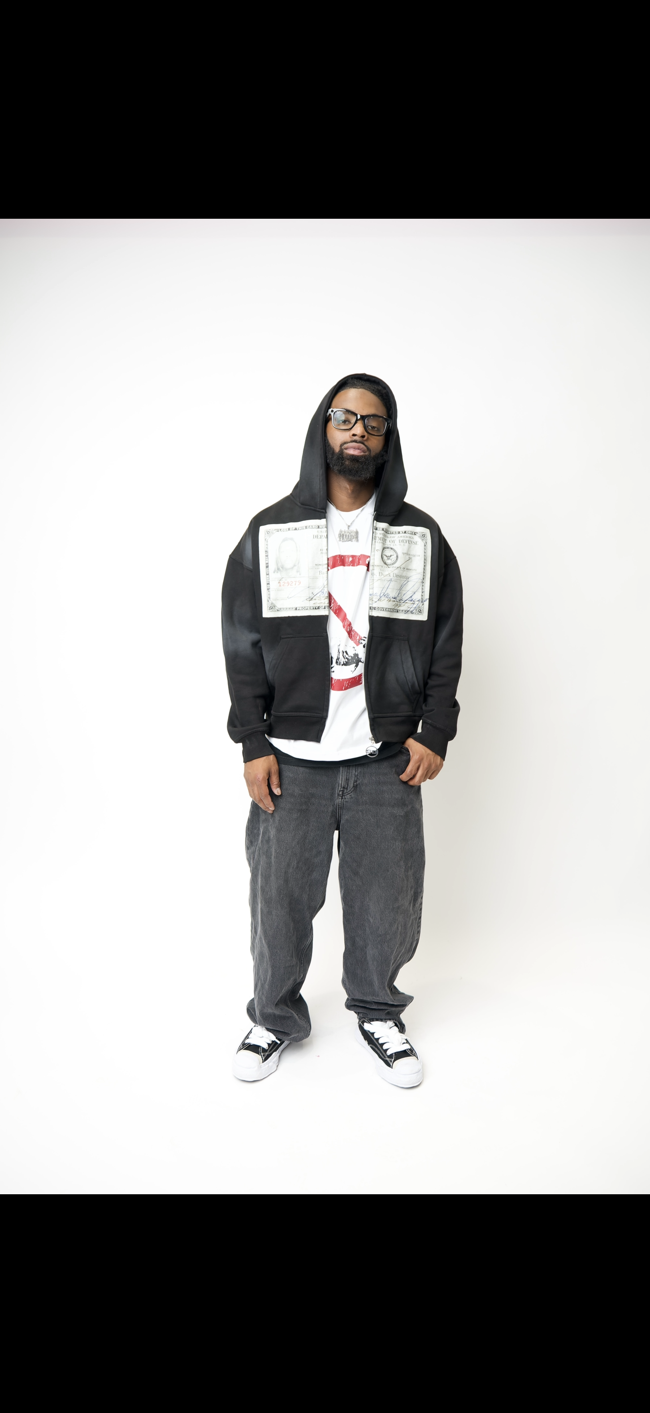 BLACK SMURK HOODIE
