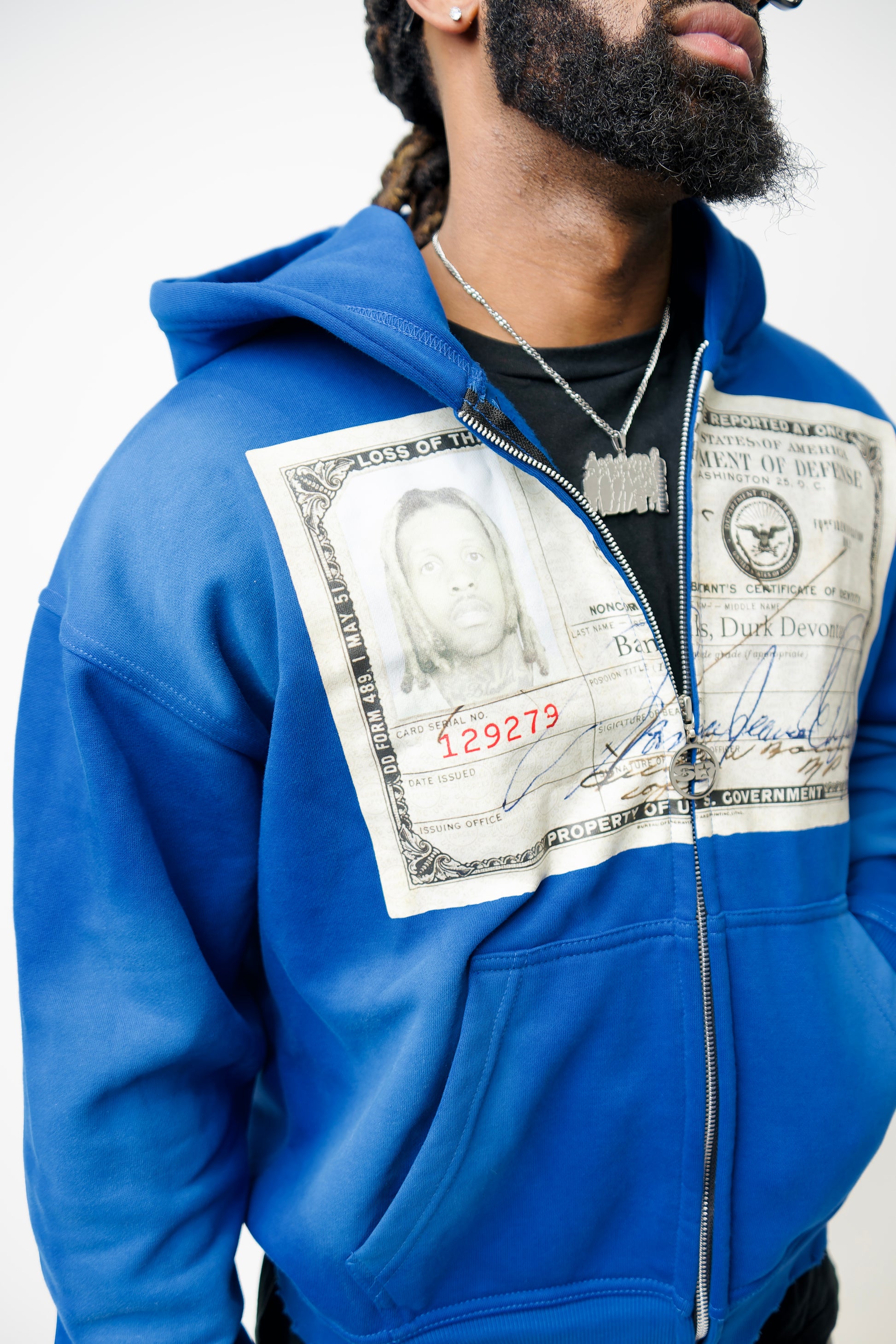 BLUE SMURK HOODIE