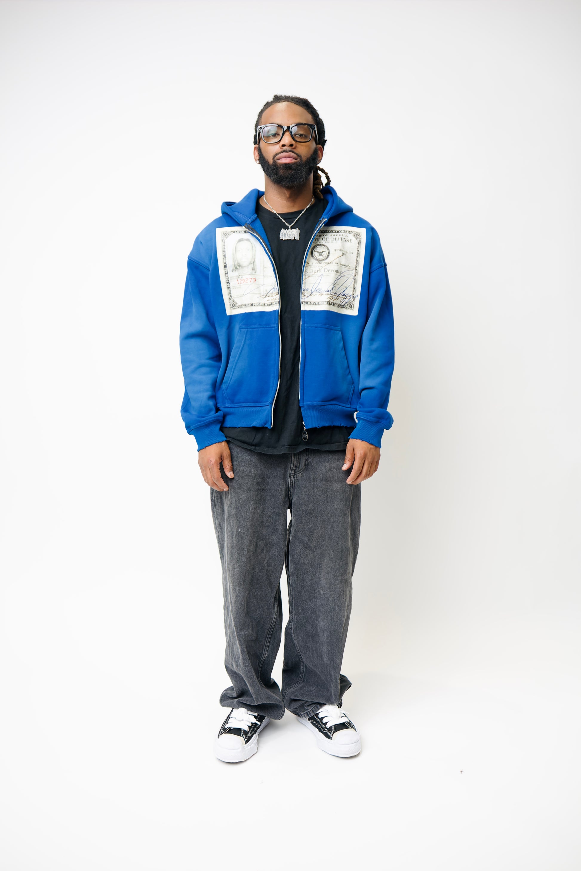 BLUE SMURK HOODIE