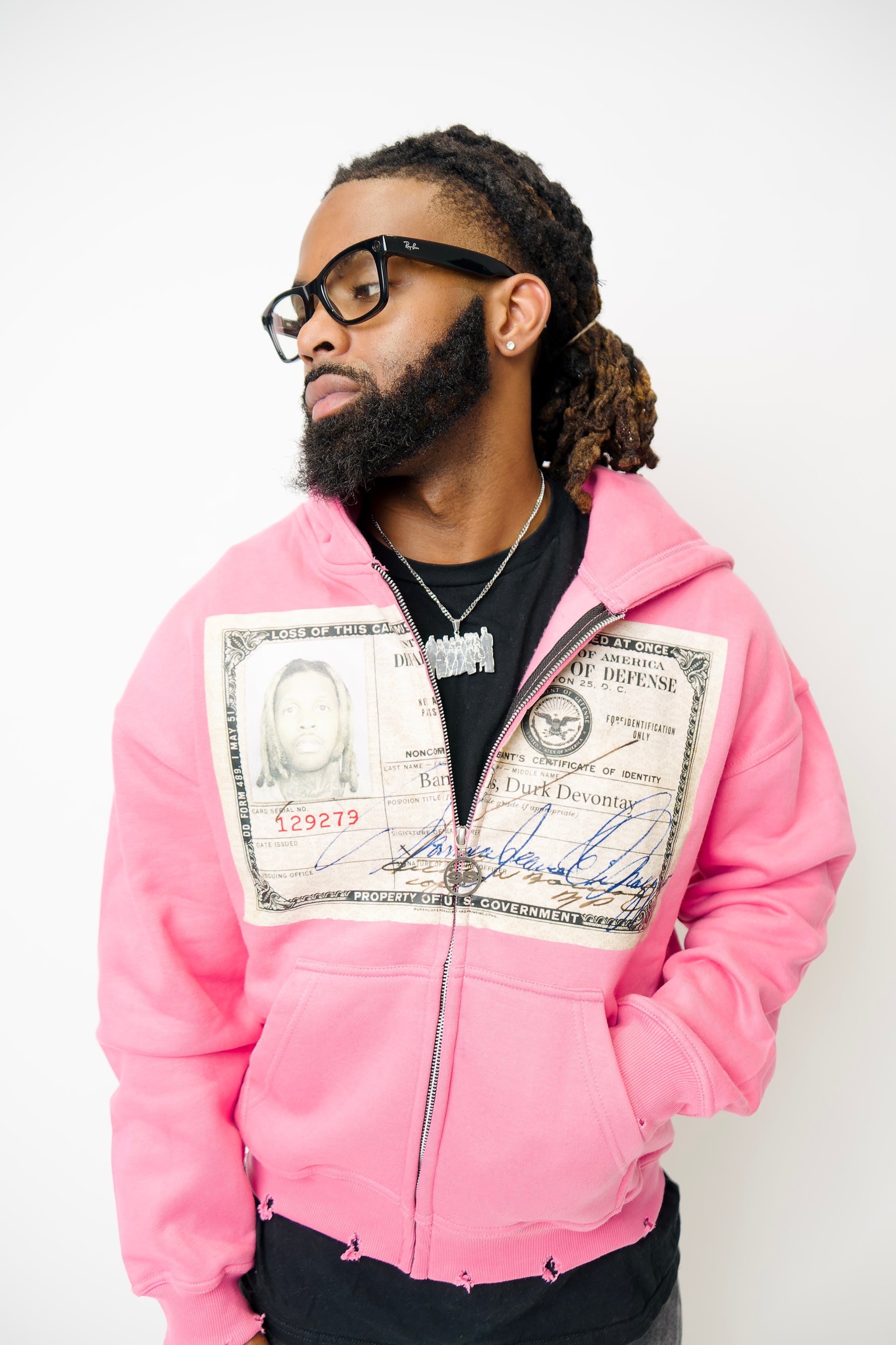 Pink SMURK HOODIE