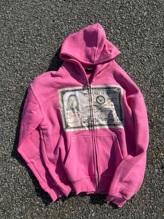 Pink SMURK HOODIE