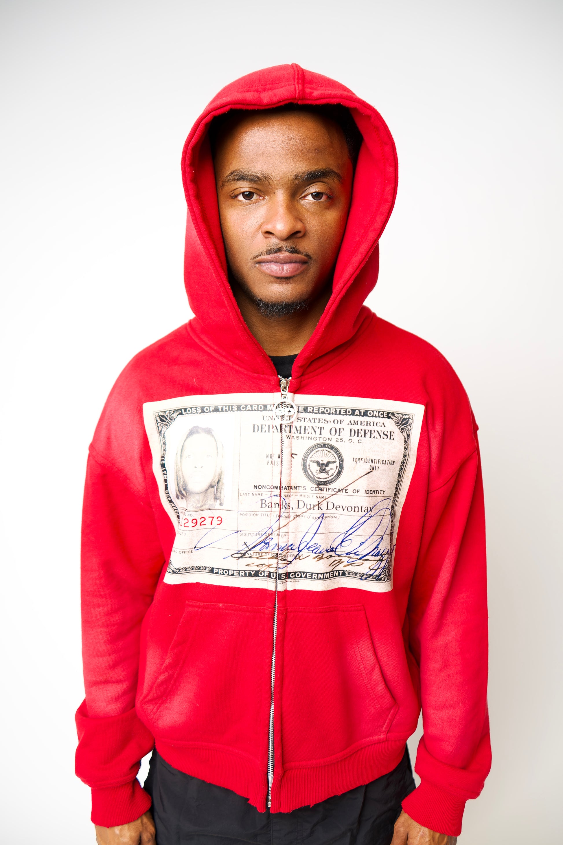RED SMURK HOODIE