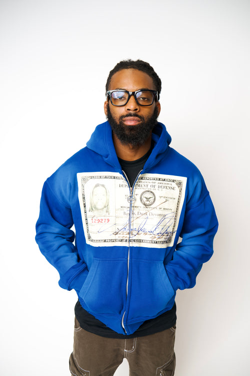 BLUE SMURK HOODIE