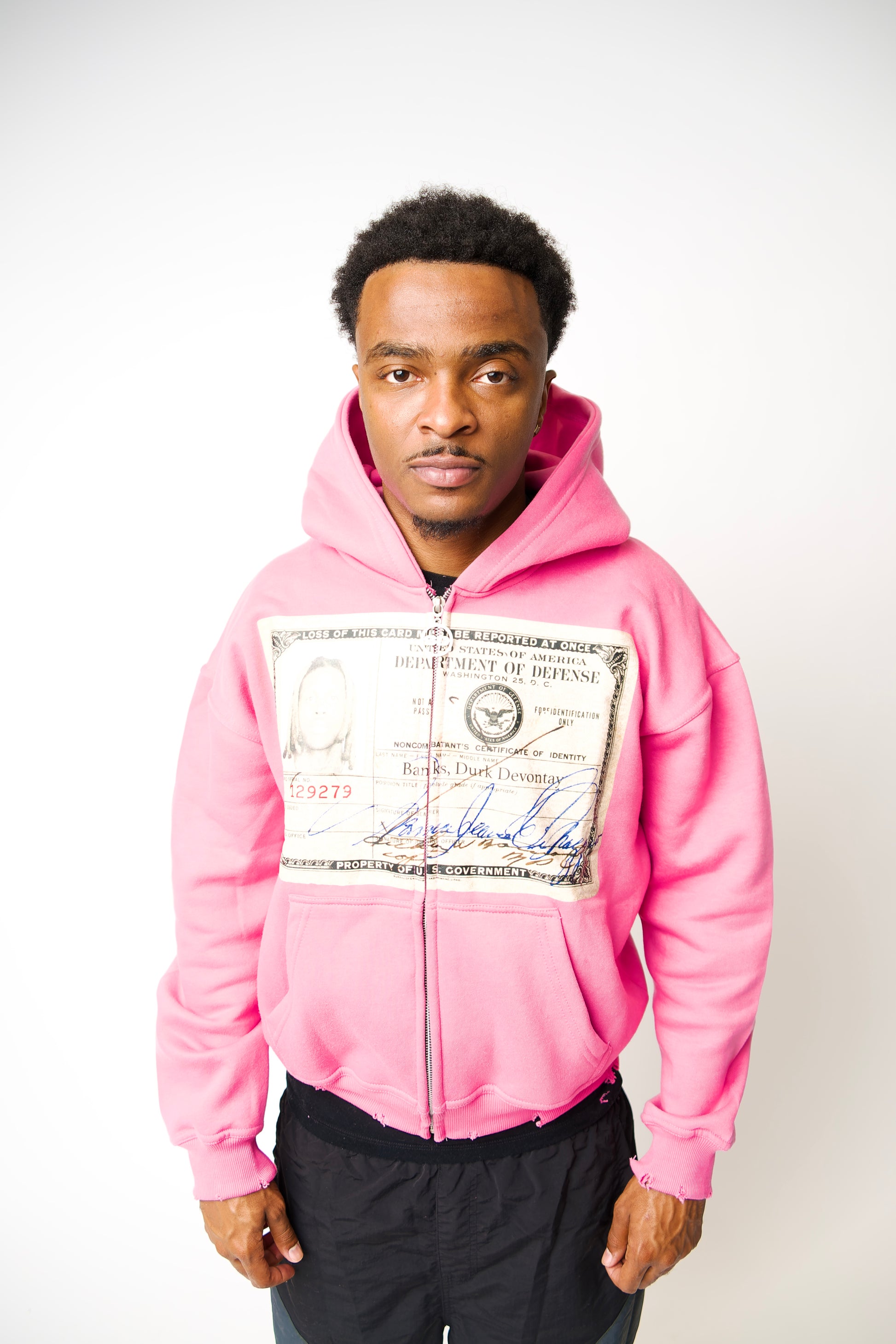 Pink SMURK HOODIE